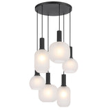 Telbix Aosta 6 Light Pendant Light | Black