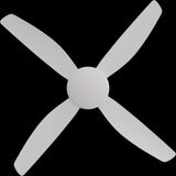 Calibo Vanga 52" DC Smart Ceiling Fan with LED Light and Remote Control | White