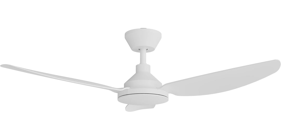 Calibo Sora 48" DC Ceiling Fan with Wall Control and Remote | White