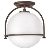 Hinkley Somerset Small Semi-Flush Mount | Bronze