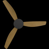 Calibo Condor 56" DC Smart Ceiling Fan with Remote Control | Black and Teak