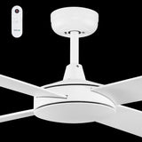Fanco Eco Silent Deluxe 56" Smart DC Ceiling Fan with Remote | White