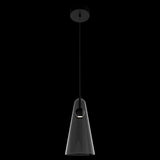 Calibo Skua Artisan Glass Tricolour LED Pendant | Black