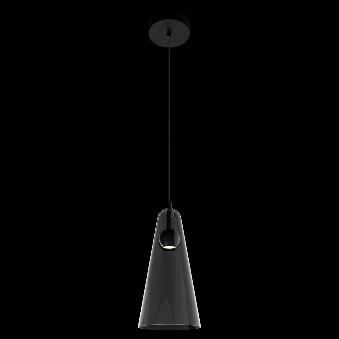 Calibo Skua Artisan Glass Tricolour LED Pendant | Black