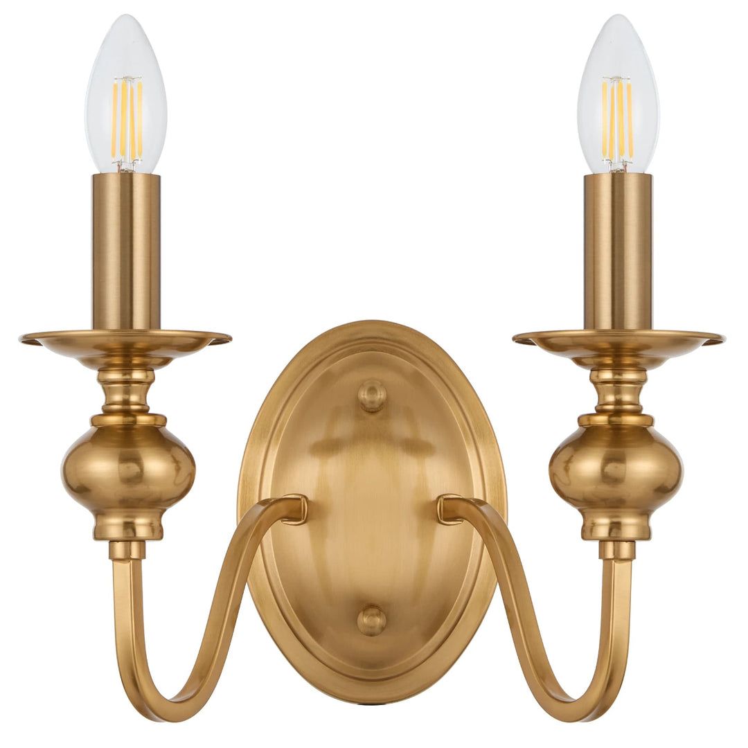 Telbix Siedel 2-Light Wall Bracket | Copper