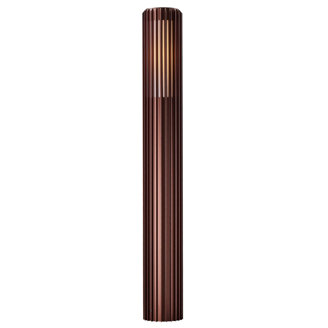 Nordlux Aludra 95 Garden Post Light | Seaside Brown Metallic