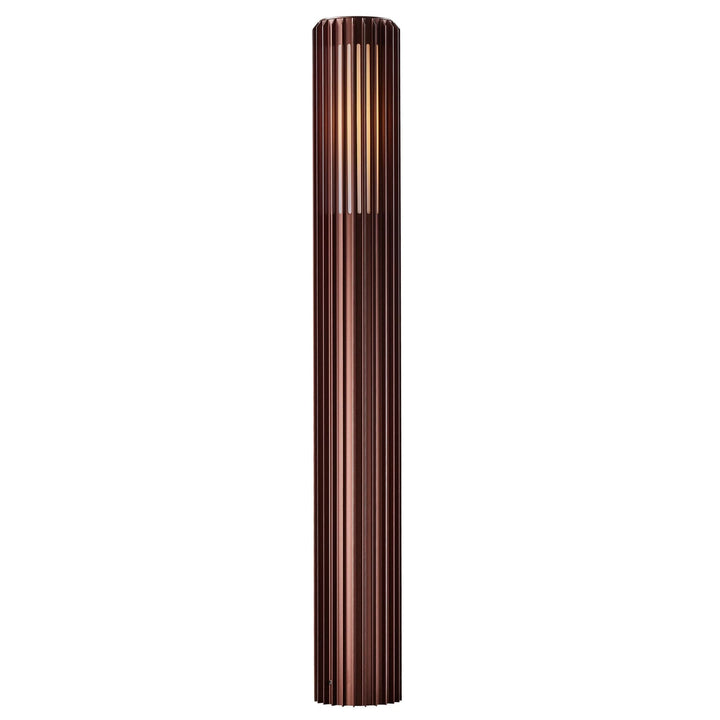 Nordlux Aludra 95 Garden Post Light | Seaside Brown Metallic