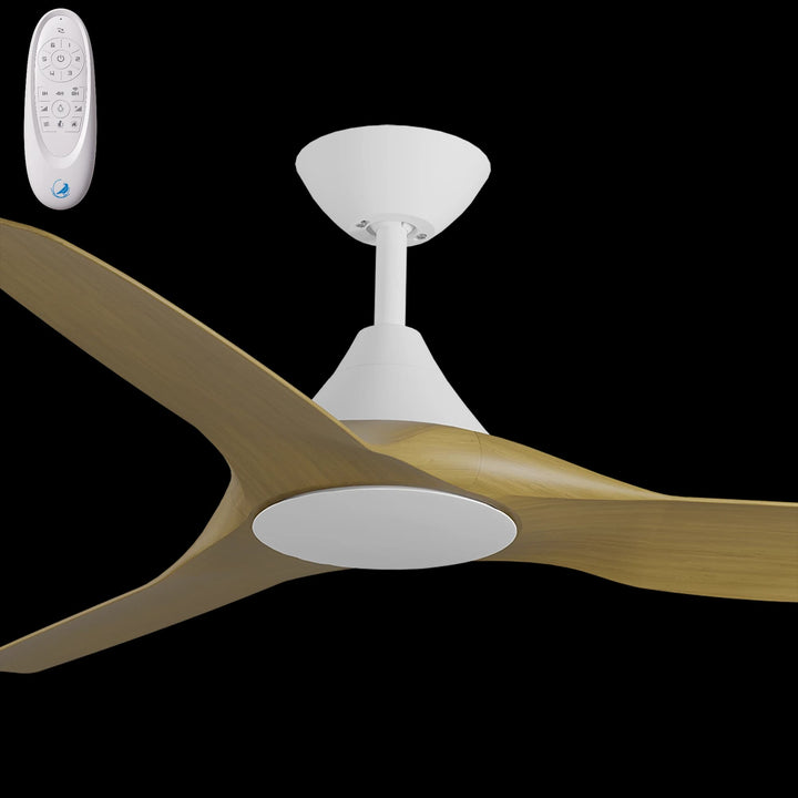Calibo Smart CloudFan 48" (1220mm) ABS Energy Efficient DC Ceiling Fan and Remote | White & Teak