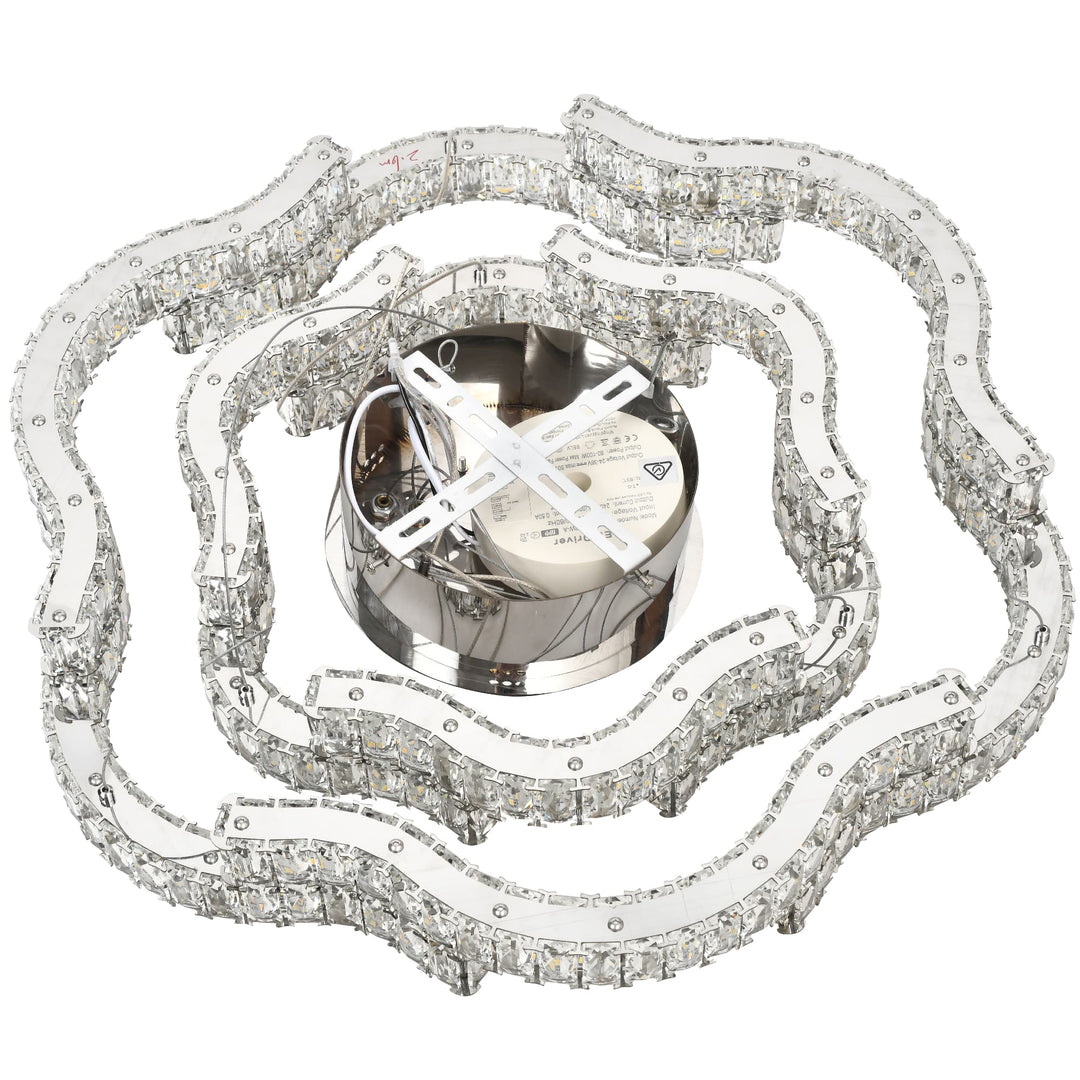 Telbix Jura 2 Tier Pendant Light | Chrome