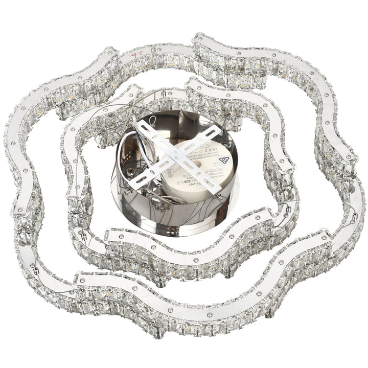Telbix Jura 2 Tier Pendant Light | Chrome