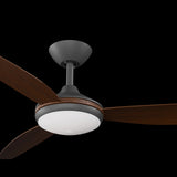 Calibo Condor 56" DC Smart Ceiling Fan with LED Light and Remote Control | Black and Koa