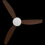 Calibo Condor 56" DC Smart Ceiling Fan with LED Light and Remote Control | Black and Koa