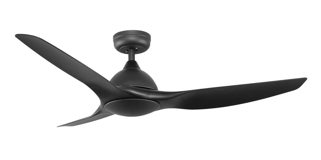 Fanco Smart 52" Horizon High Airflow DC Ceiling Fan & Remote | Black