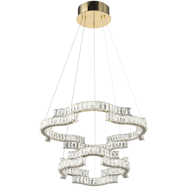 Telbix Jura 2 Tier Pendant Light | Gold