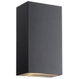 Nordlux Rold Flat Up/Down Outdoor LED Wall Light | Black