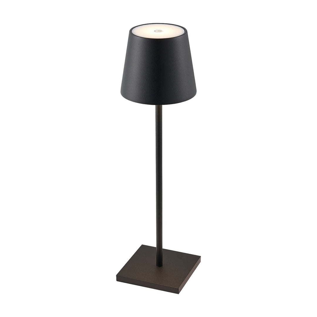 Telbix Clio Rechargeable LED Table Lamp | Black