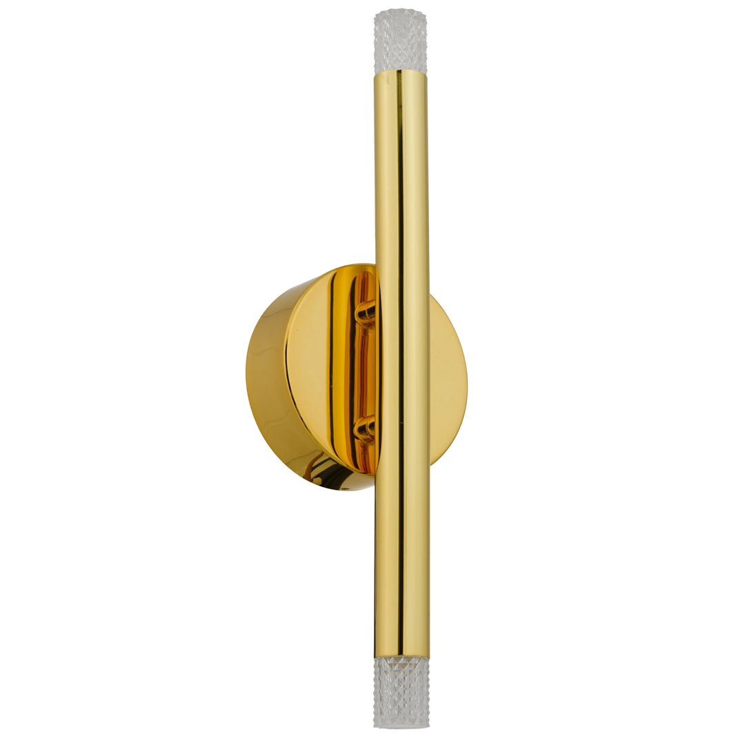 Telbix Milazo 2 Light LED Wall Light | Gold