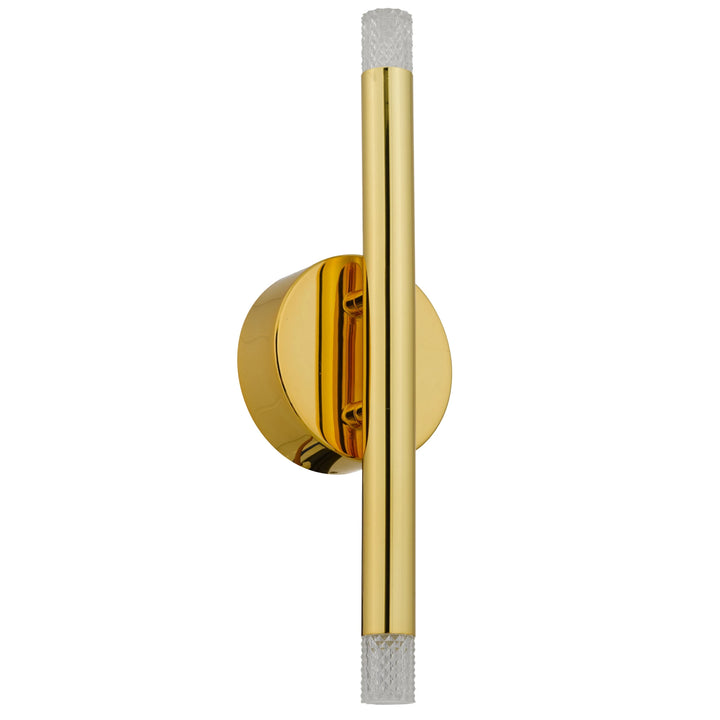 Telbix Milazo 2 Light LED Wall Light | Gold