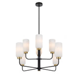 Telbix Sebring Glass Pendant E27 | 8 Light