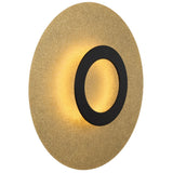 Telbix Pelzer 60 24W LED Wall Light | Black