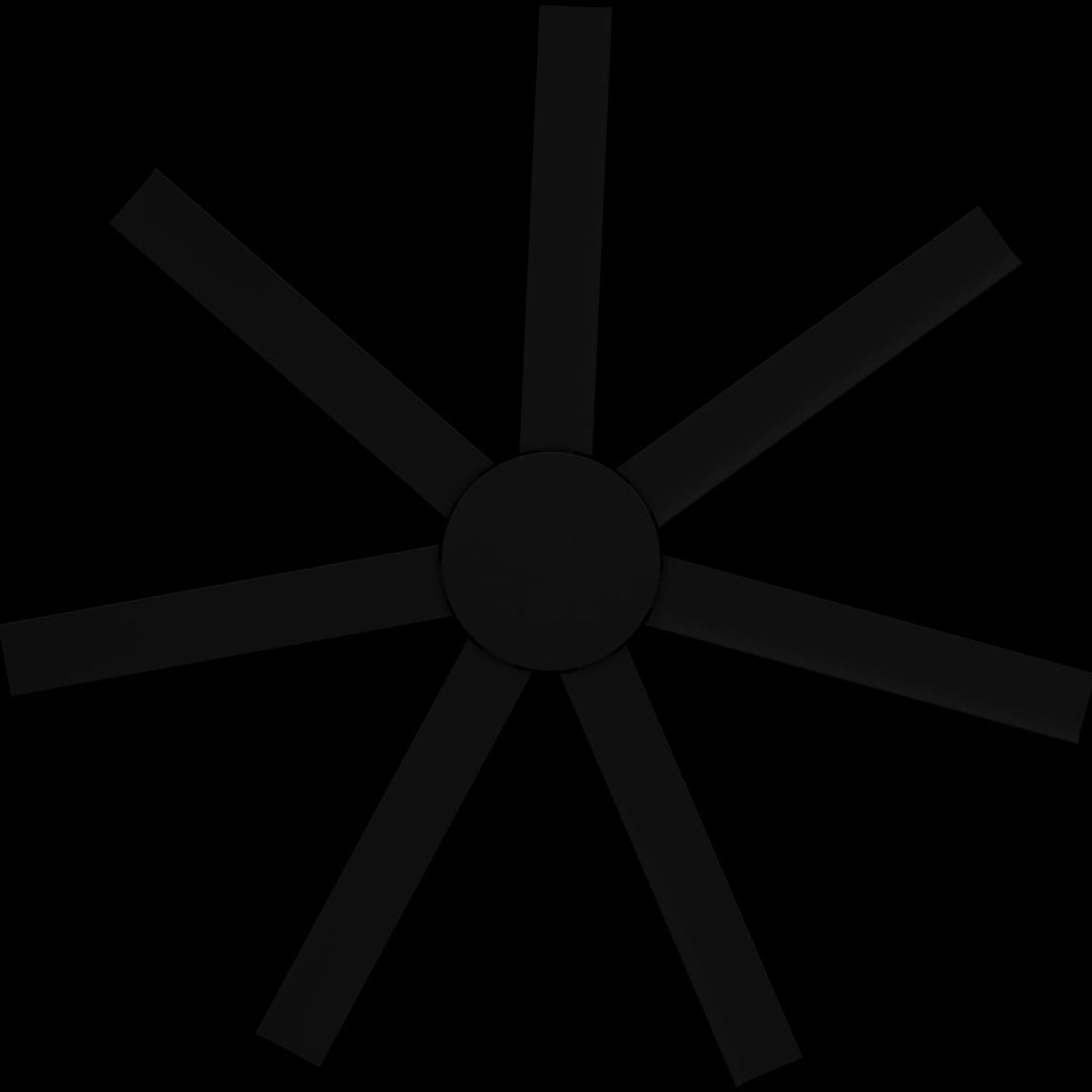 Calibo Alula 60" (1524mm) 7 Blade Indoor/Outdoor DC Ceiling Fan & Remote | Black