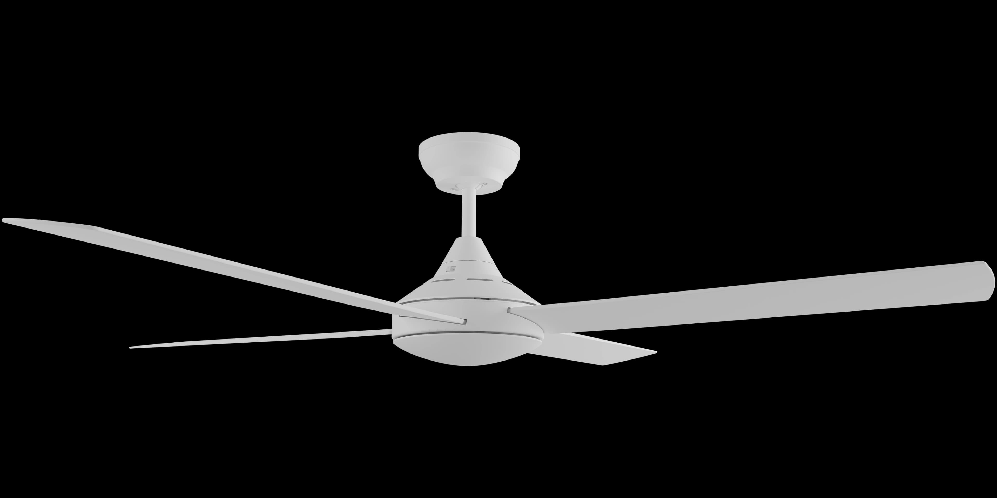 Calibo Kestrel 52" (1320mm) Indoor/Outdoor DC Ceiling Fan with Remote | White