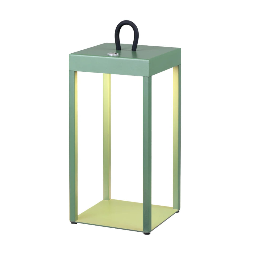 Telbix Sotra Rechargeable LED Table Lamp | Green