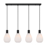 Telbix Tresor Glass Pendant E27 | 4 Light