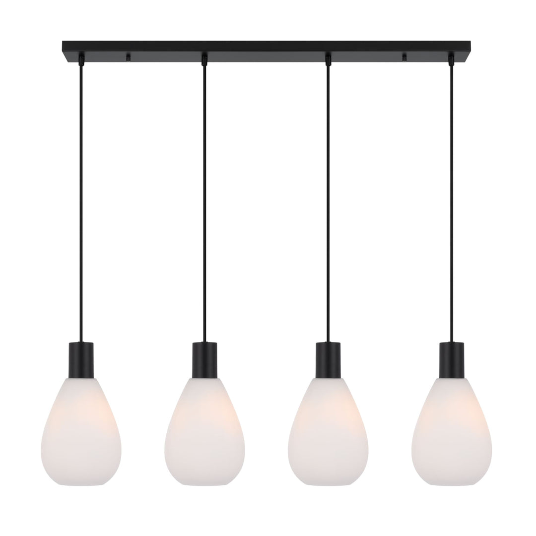 Telbix Tresor Glass Pendant E27 | 4 Light