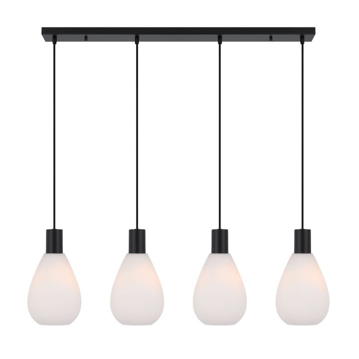 Telbix Tresor Glass Pendant E27 | 4 Light