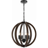 Telbix Black Vestal Pendant Light | 4 Light