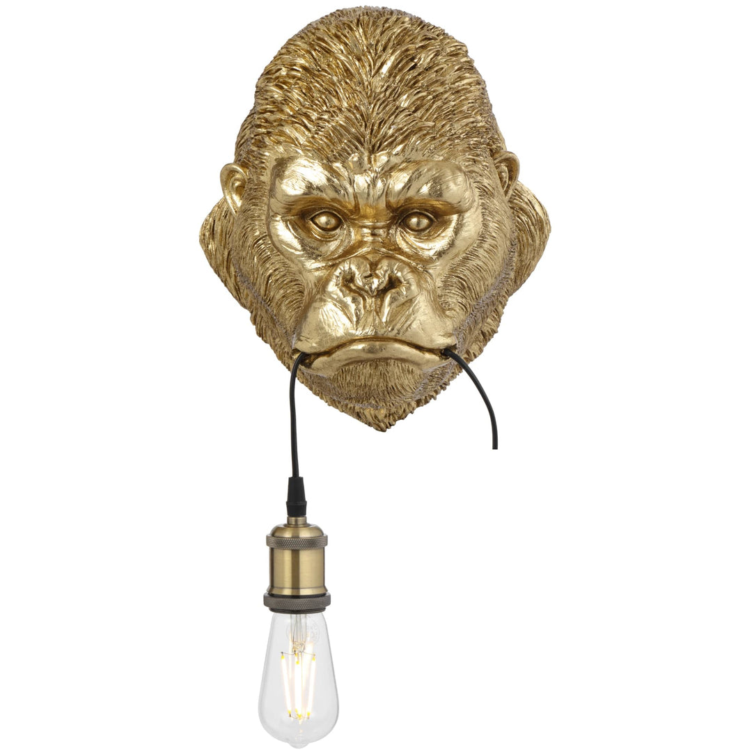 Telbix Kong Wall Light | Antique Gold