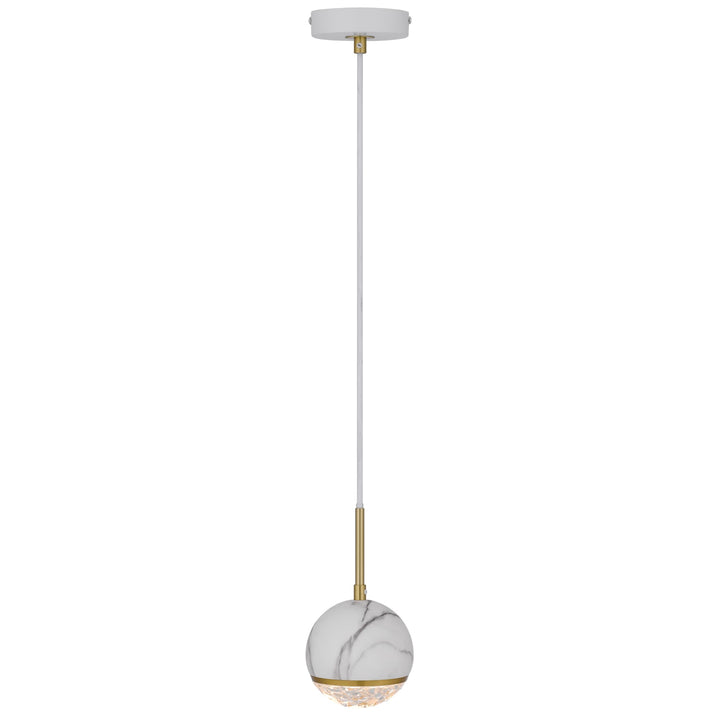 Telbix Oneta 1 Light Pendant | White
