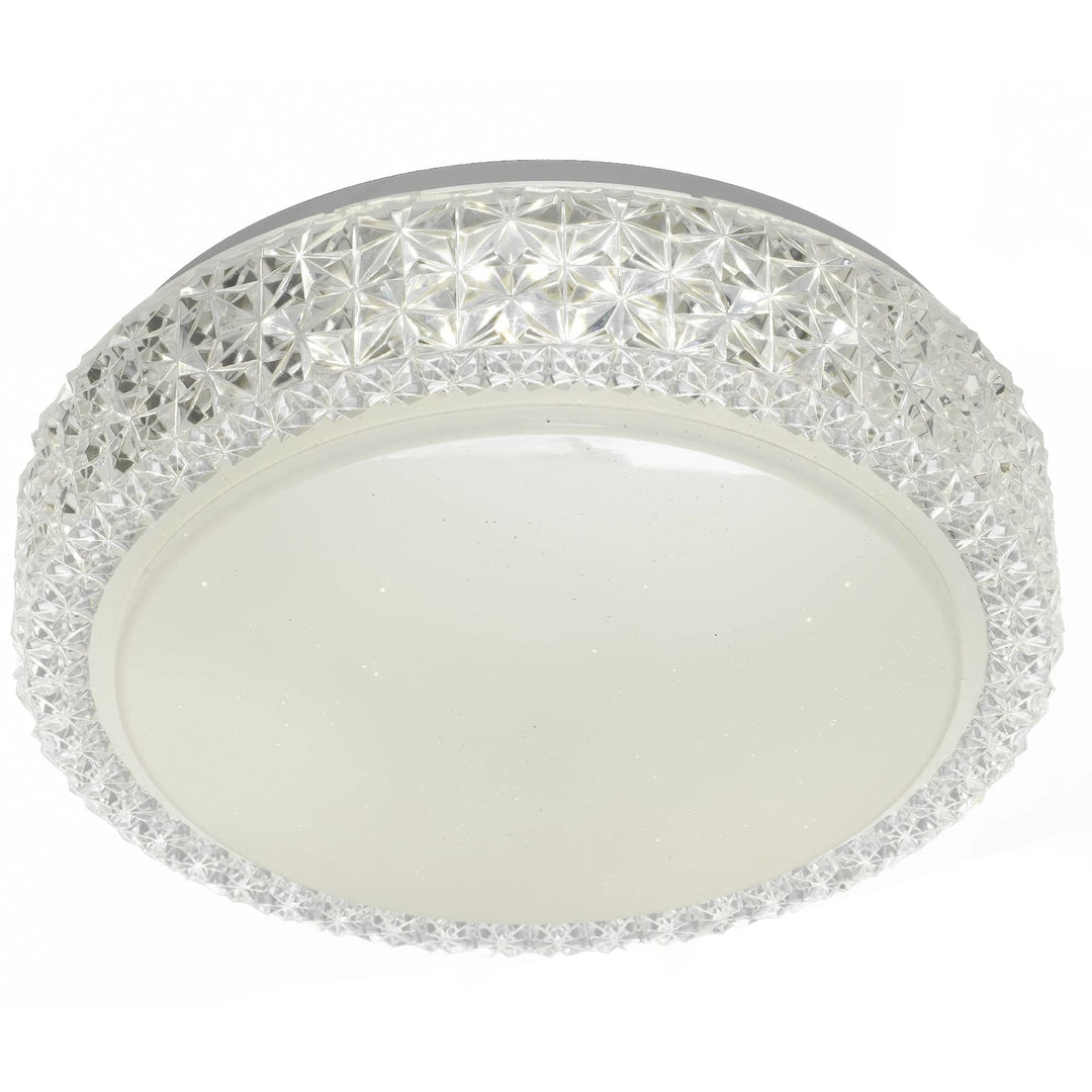 Telbix Amelia 18W LED Oyster Light | White