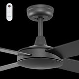Fanco Eco Silent Deluxe 56" Smart DC Ceiling Fan with Remote | Black