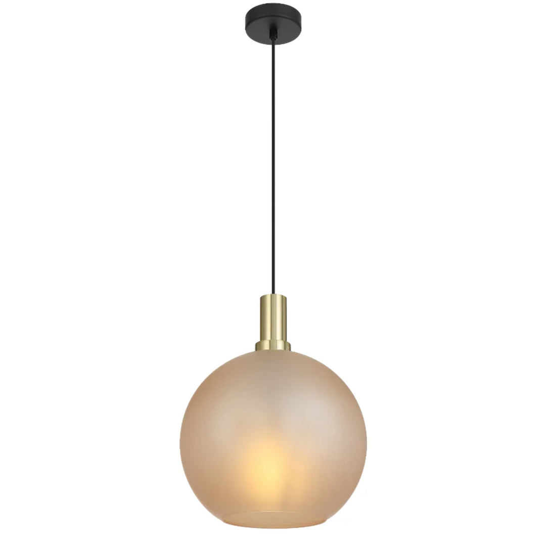 Telbix Patino Medium Glass Pendant (E27) | Amber