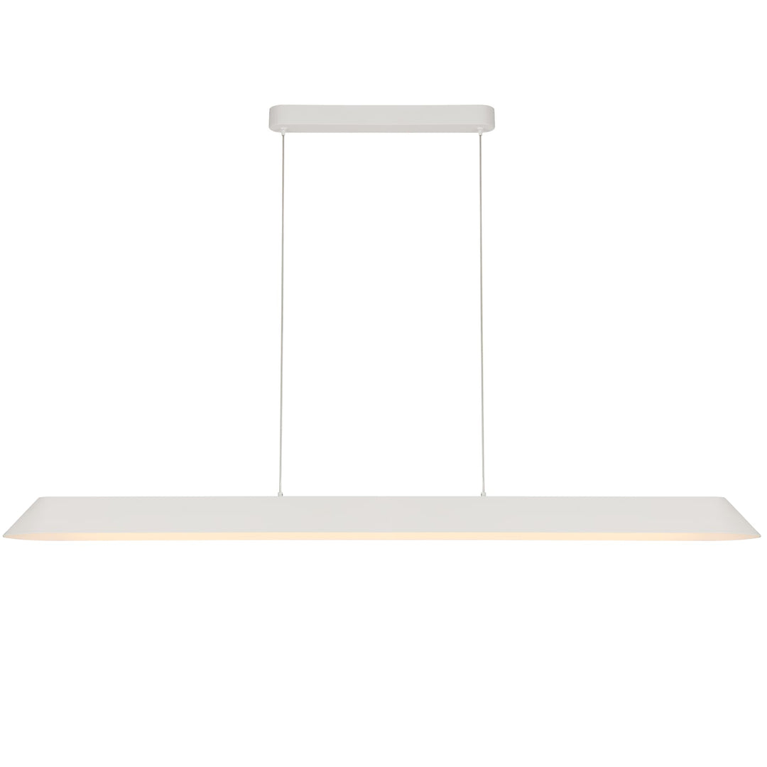 Telbix Corsa Tricolour LED Linear Pendant | White