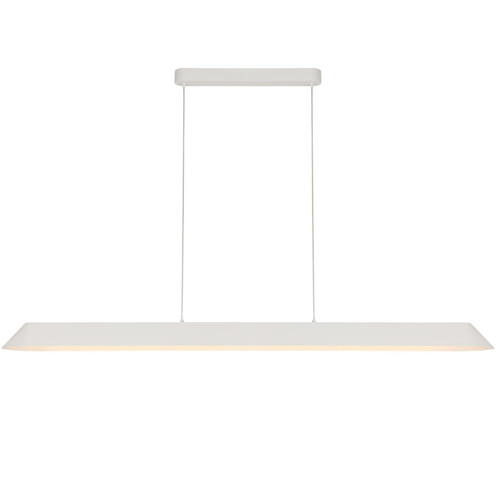Telbix Corsa Tricolour LED Linear Pendant | White