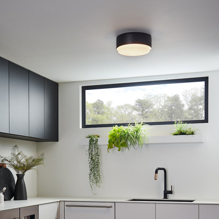 Hinkley Cedric Small Flush Mount | Black