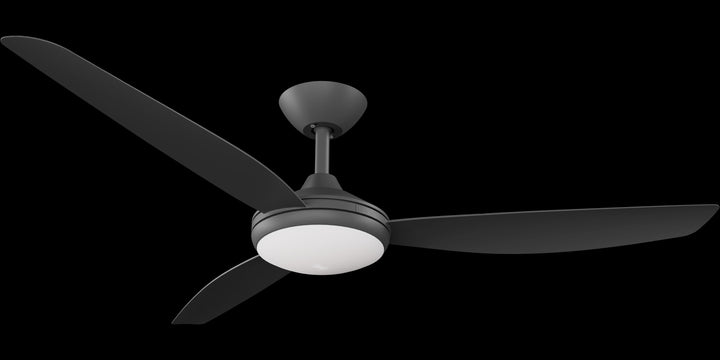 Calibo Condor 56" DC Smart Ceiling Fan with LED Light and Remote Control | Black