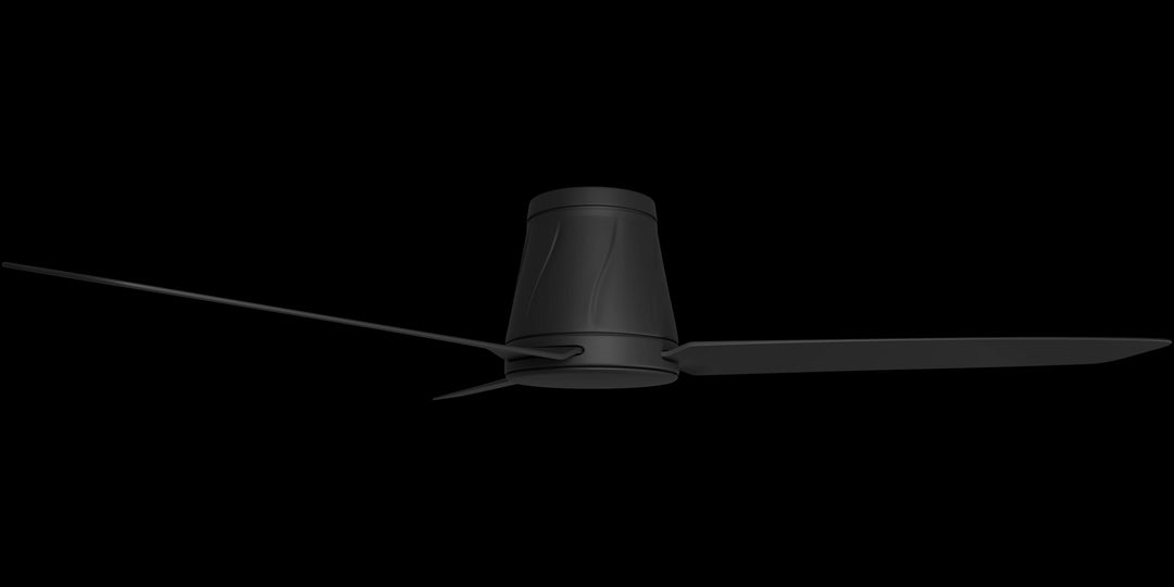 Calibo Profile 50" (1250mm) DC Low Profile Ceiling Fan with Remote | Matte Black