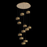 Calibo Couas Textured Honeycomb 3CCT LED Cluster Pendant | Gold