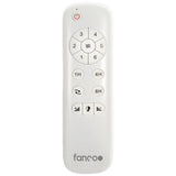 Fanco Flow 52" Low Profile DC Ceiling Fan with LED Light and Remote | White