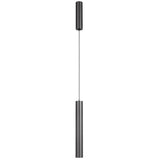Telbix Verano Dual Cylinder Slim LED Pendant Light | Gun Metal
