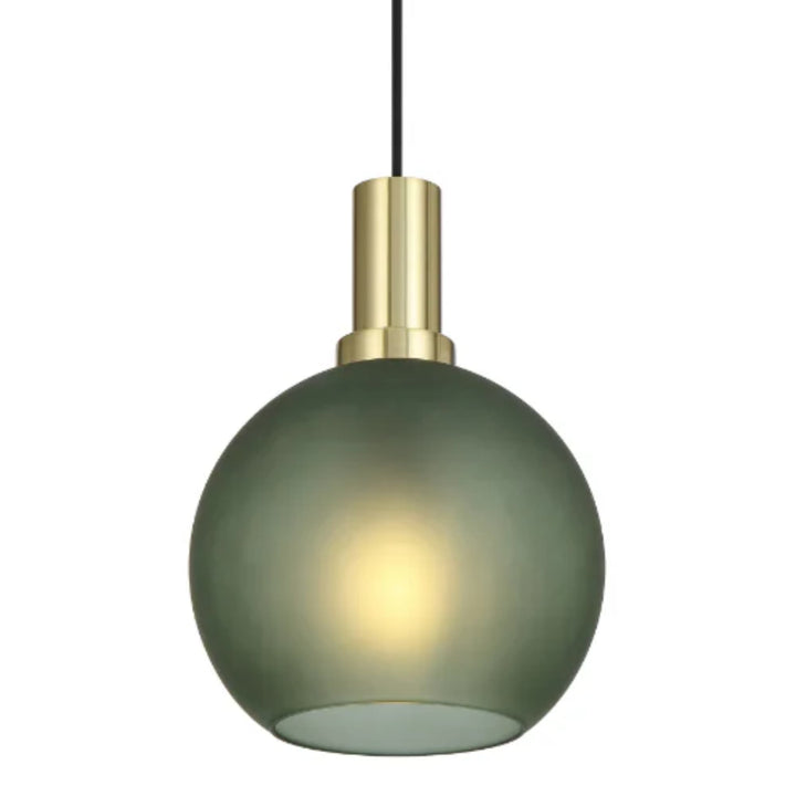 Telbix Patino Small Glass Pendant (E27) | Green