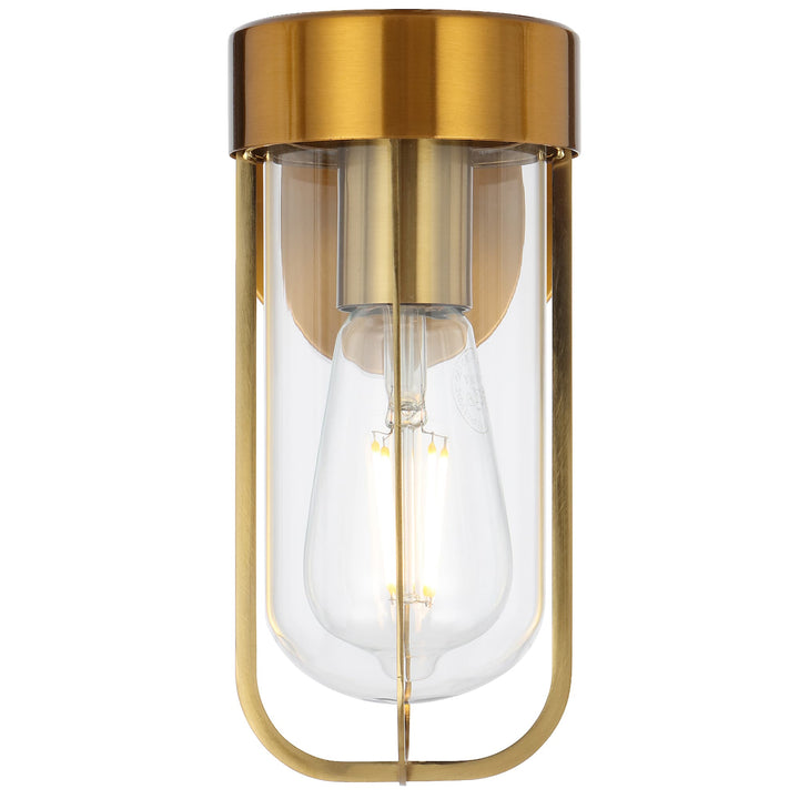 Telbix Fonseca Exterior Wall Light | Antique Gold