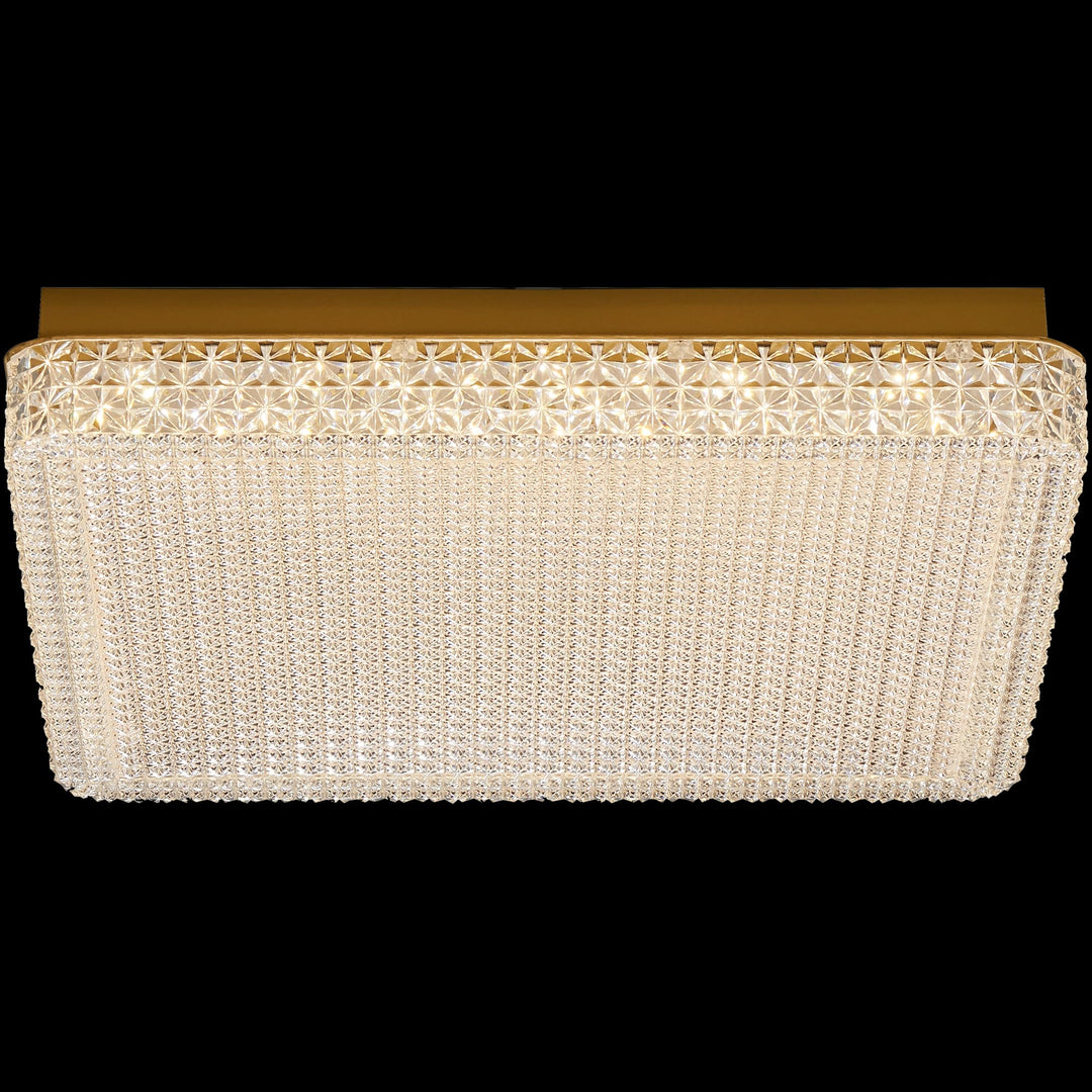 Calibo Gleam Crystalline 550mm Square LED CTC Light | Gold
