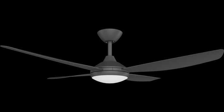 Calibo Vanga 52" DC Smart Ceiling Fan with LED Light and Remote Control | Black