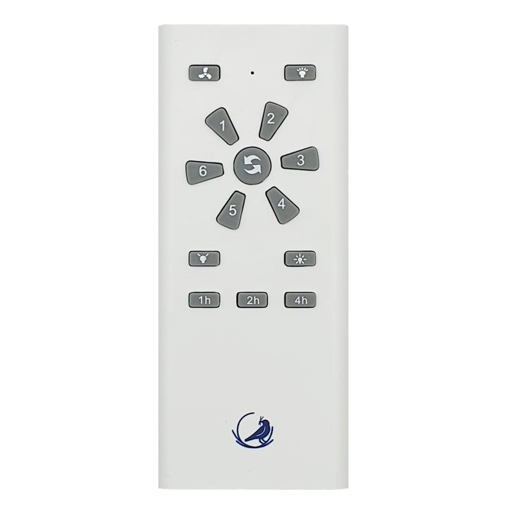 Calibo Storm 42" (1070mm) 5 Blade Indoor/Outdoor DC Ceiling Fan & Remote | White & Koa