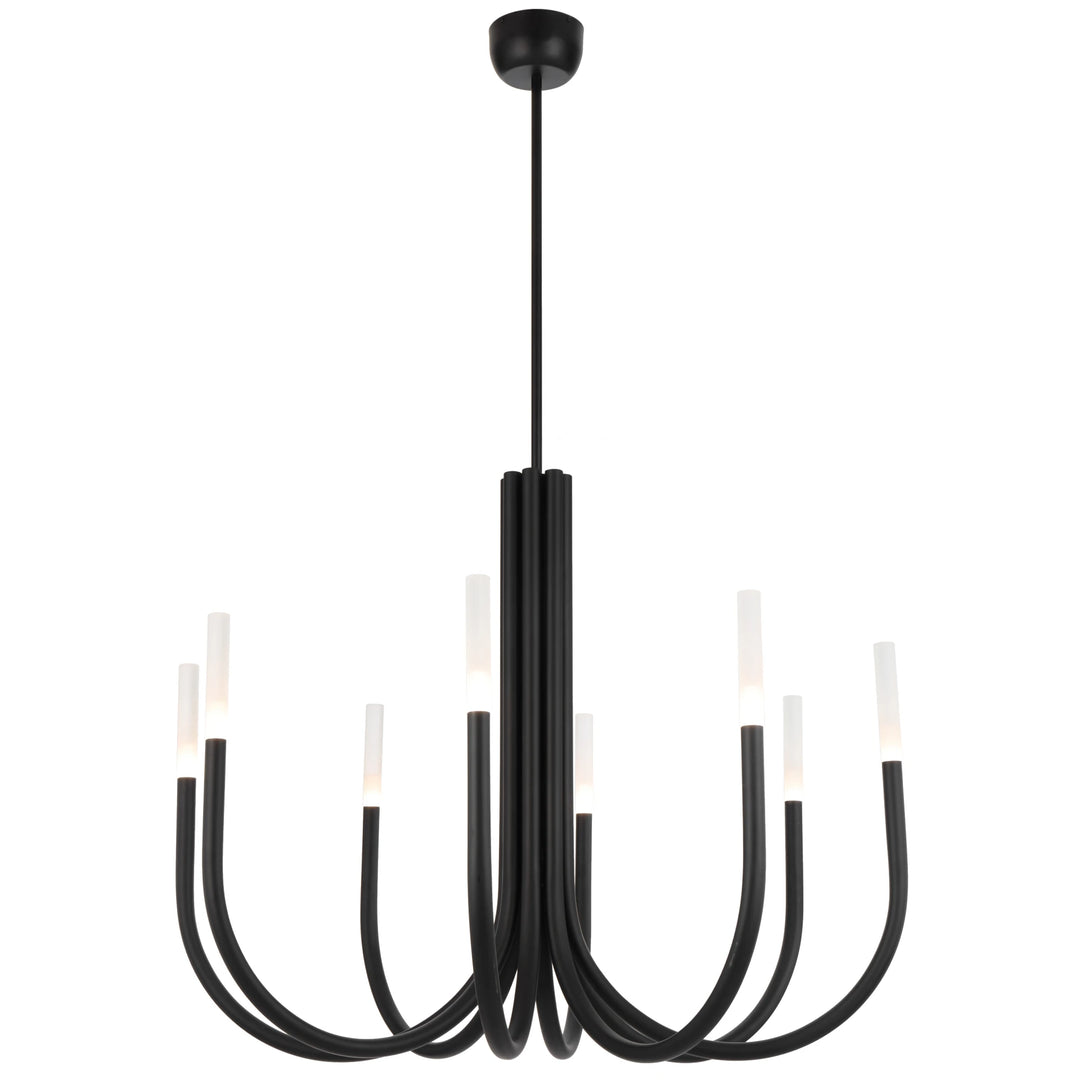 Telbix Joshua 8 Light Pendant Light | Black